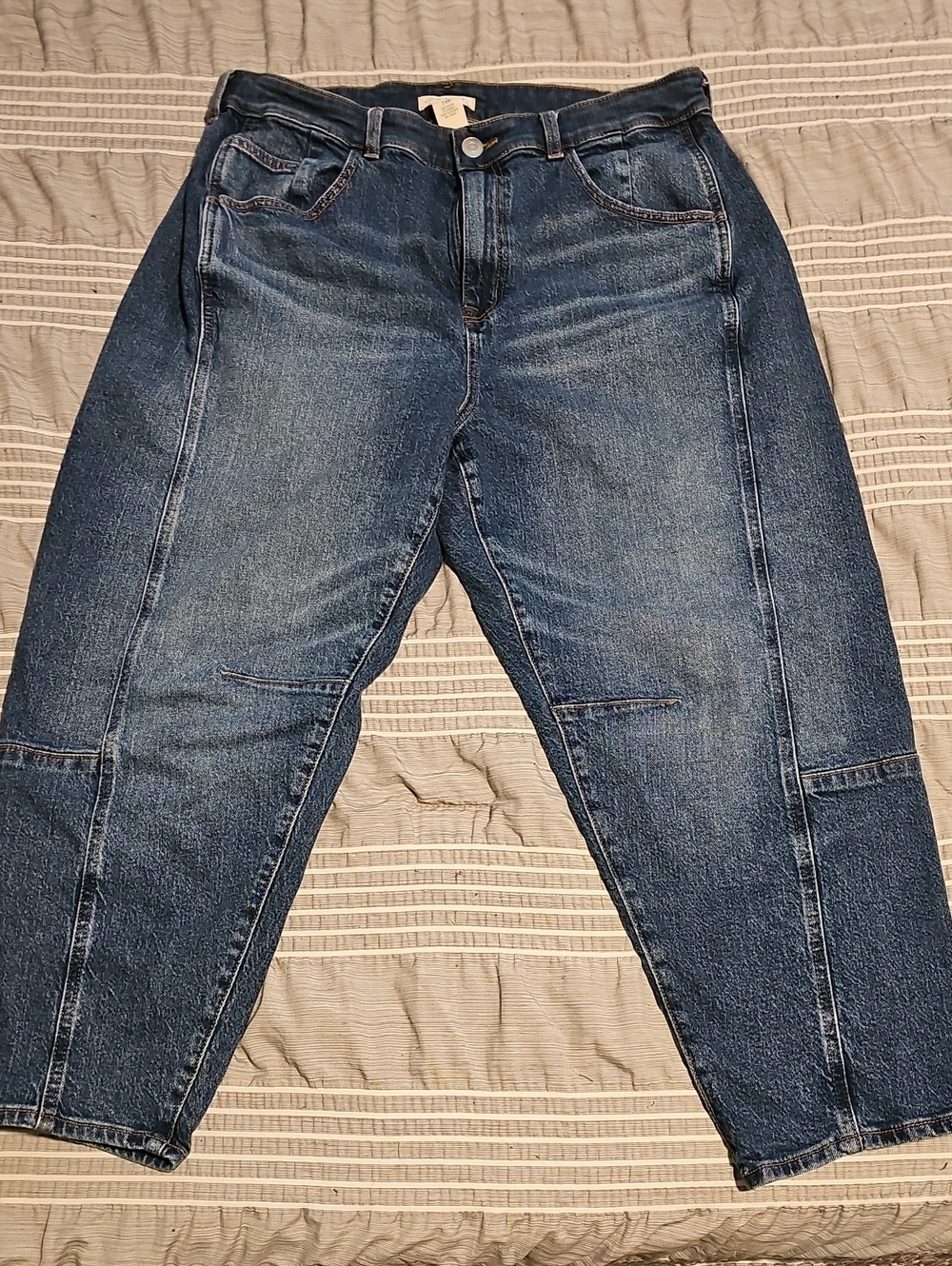 torrid Dark Blue Barrel Jeans